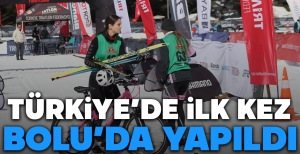 TÜRKİYE'DE İLK KEZ BOLU'DA YAPILDI...