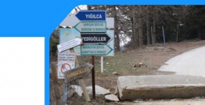 YEDİGÖLLER MİLLİ PARKI YOLU YENİDEN TRAFİĞE AÇILDI