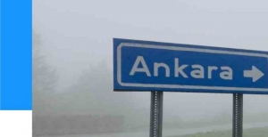 YOĞUN SİS BOLU DAĞI'NI KAPLADI