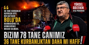 YÜKSEL GÜLTEKİN ATEŞ PÜSKÜRDÜ... "BİZİM 78 CANIMIZ 36 TANE KURBANLIKTAN DAHA MI HAFİF"